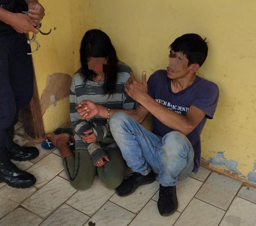 Tras intentar alzarse con una moto, pareja de delincuentes fueron aprehendidos