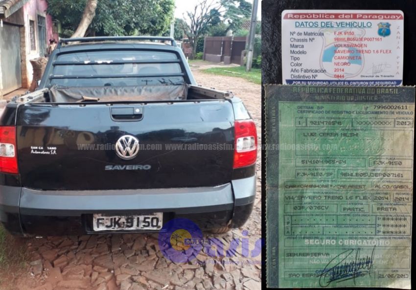 Cae en Pedro Juan un hombre con vehículo denunciado como robado en Brasil