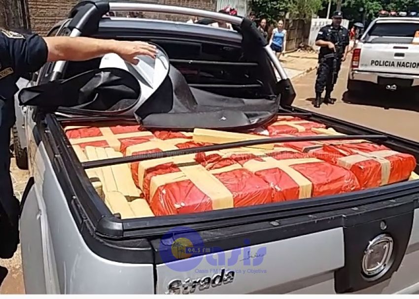 Tras persecución detienen a brasileño con gran cargamento de marihuana