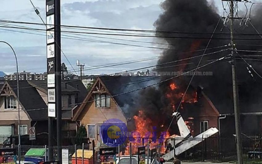 Chile: Seis personas murieron tras caída de una avioneta sobre una vivienda