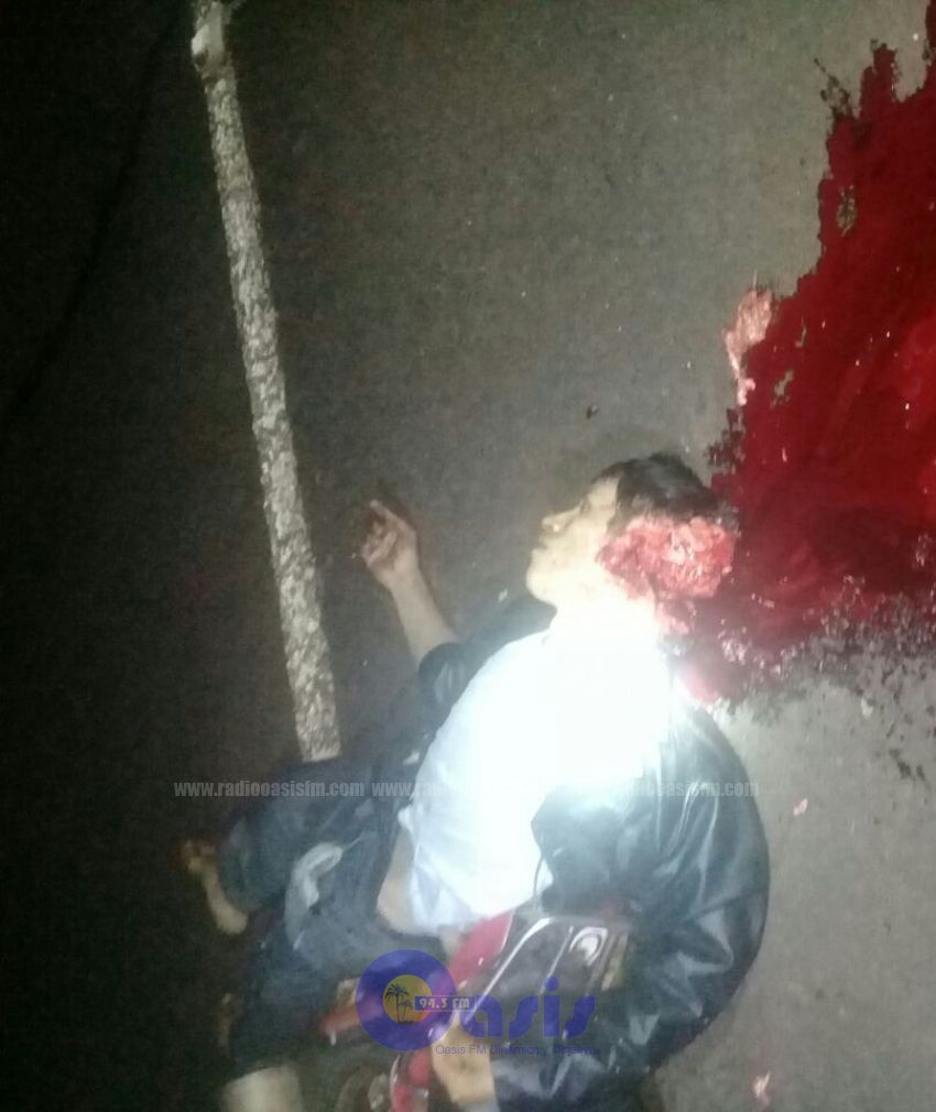 Motociclista fallece al ser atropellado en la ruta V