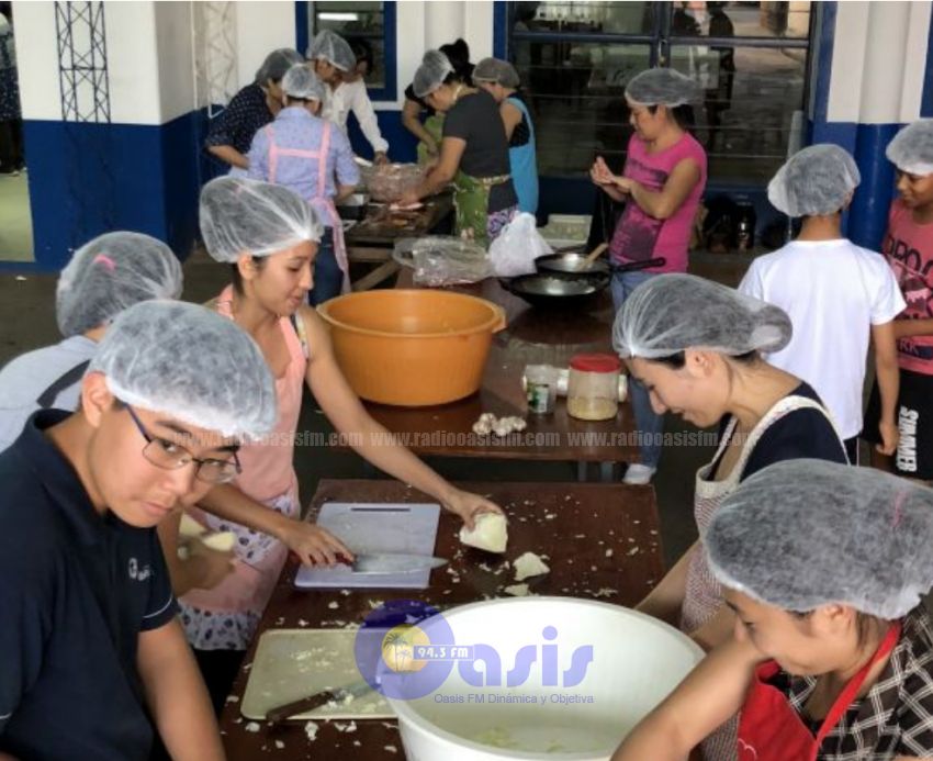 Asociación Japonesa realiza feria de comidas en Pedro Juan