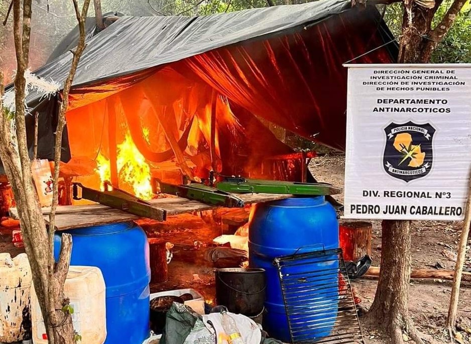 Inmueble rural fue blanco de Antinarcóticos para destrucción de plantaciones de marihuana