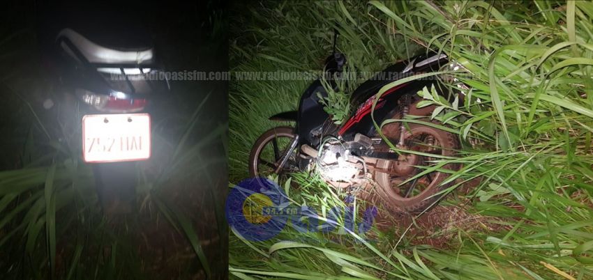 Recuperan motocicleta robada en asalto