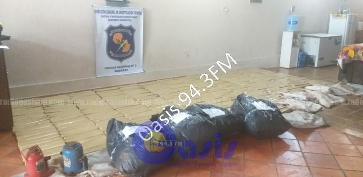 Antinarcoticos incautan marihuana en zona de Pedro Juan Caballero