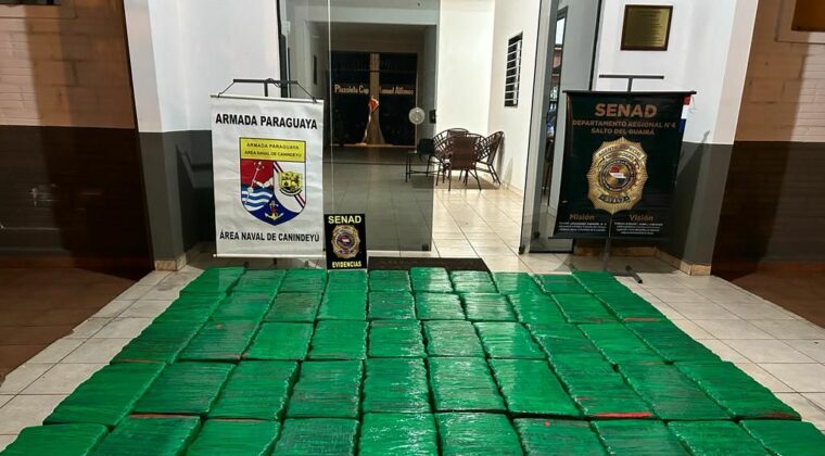 Prefectura Naval aborta envío de más de 400 kilos de marihuana