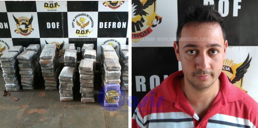 DOF incauta 220 kilos de cocaína  que habría partido de Ponta Pora
