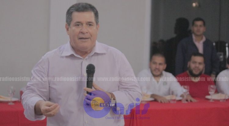 Horacio Cartes en Coronel Oviedo: "Cuando vayan a pedir votos, piensen en la gente"