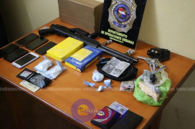 Detenidos con más de 3 kilos de cocaína en Villa Elisa
