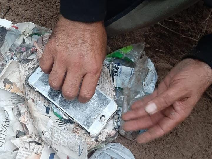 Hallan enterrado el celular del veterinario secuestrado