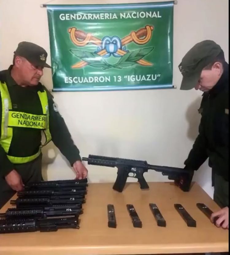En Argentina incautan armas presuntamente utilizadas para el asalto en Liberación
