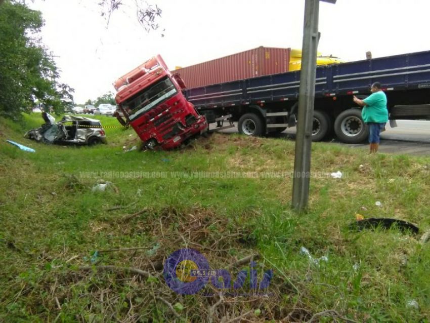 Fatal accidente de tránsito sobre Acceso Sur en la ciudad de Ypané