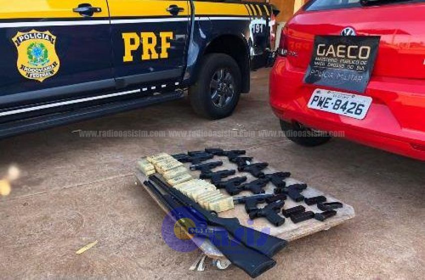Incautan en Brasil cargamento de armas procedentes de Pedro Juan