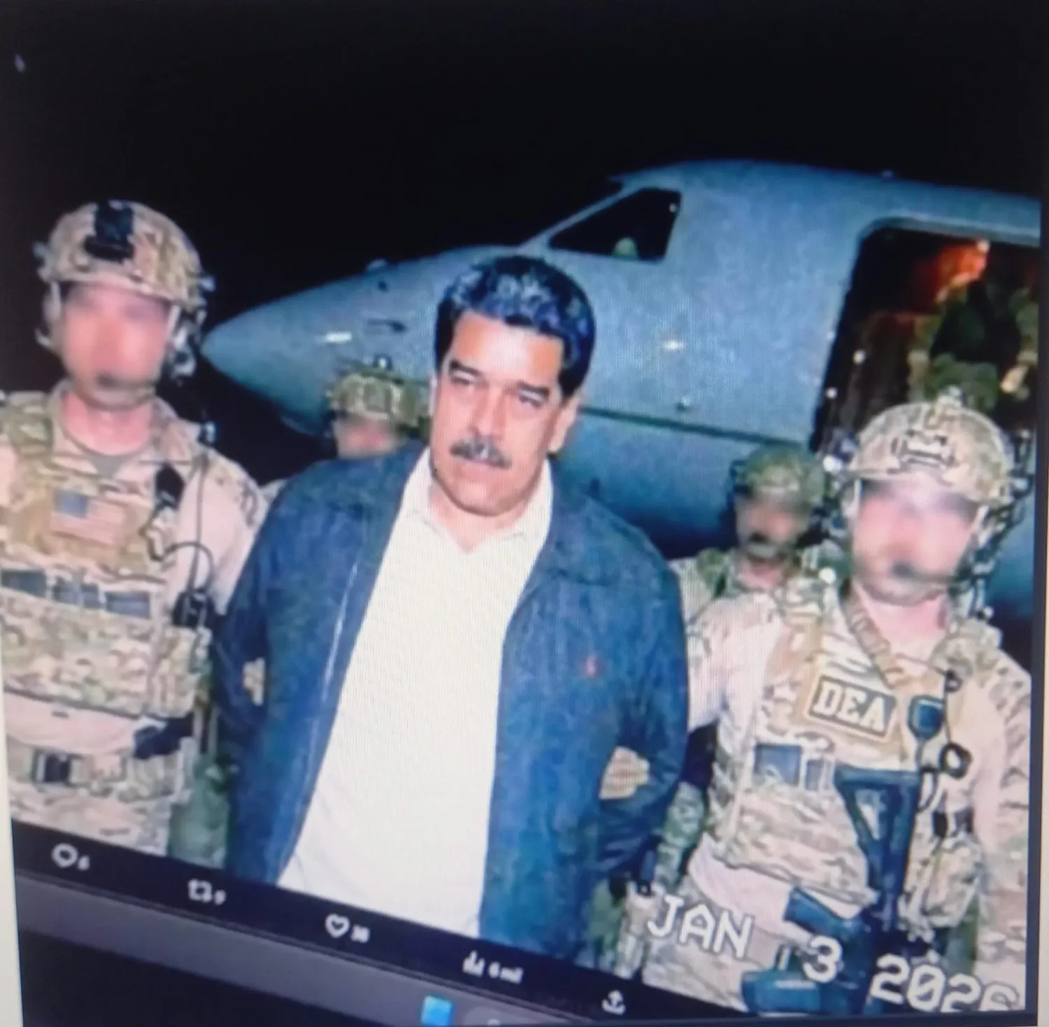 EE.UU. captura a Nicolás Maduro y lo saca de Venezuela tras ataque nocturno a ese país, anuncia Trump