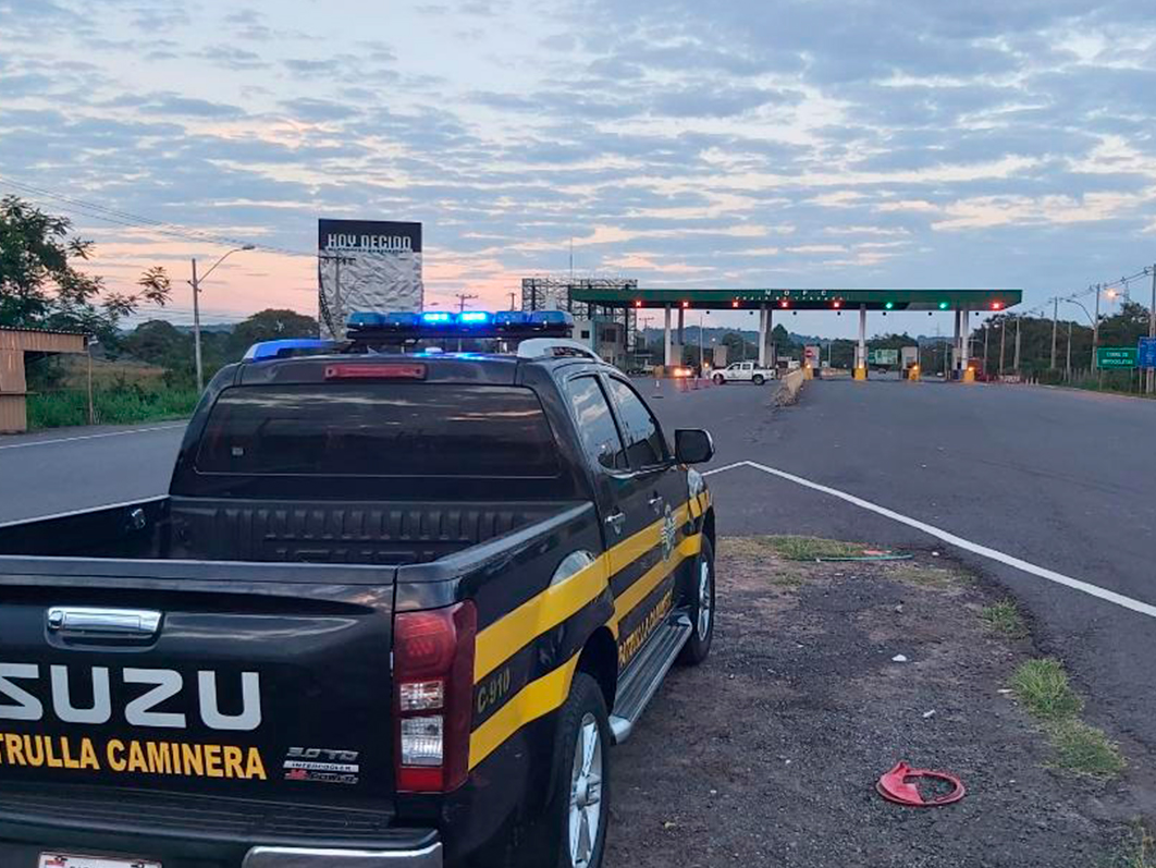 Patrulla Caminera demora más de 200 conductores en la semana