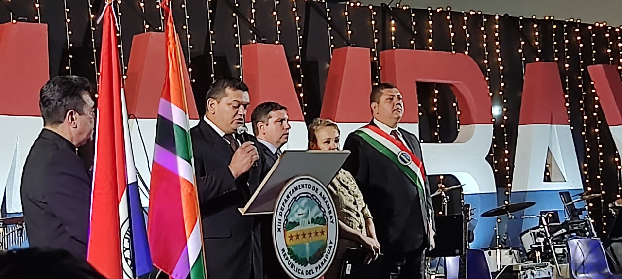 Juró el Abg. Juan Silvino Acosta, nuevo Gobernador de Amambay