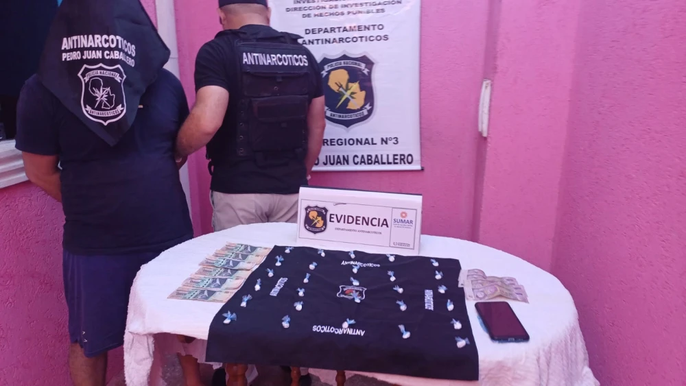 Presunto distribuidor de drogas fue detenido