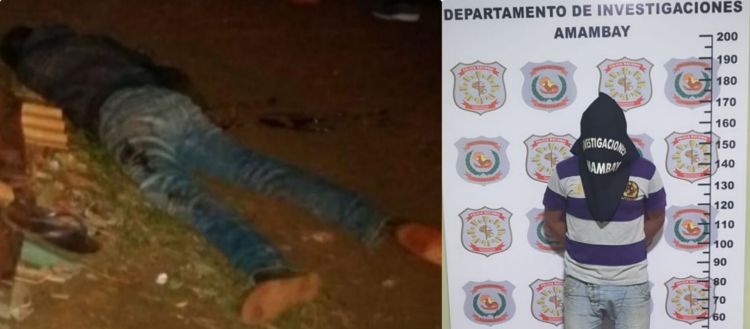 Investigación Criminal detiene a supuesto autor de homicidio en Pedro Juan