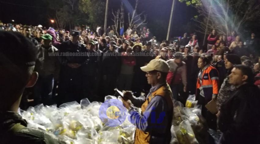 Anárquica distribución de víveres en Pilar: denuncian falsedad del titular de SEN