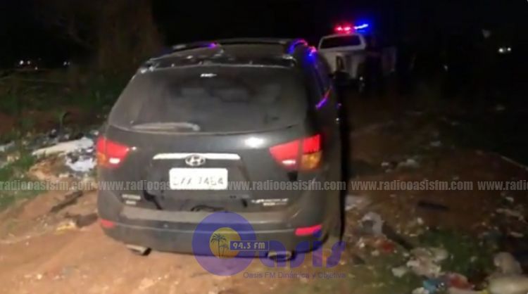 Policía encuentra vehículo hurtado a abandonando en Pedro Juan
