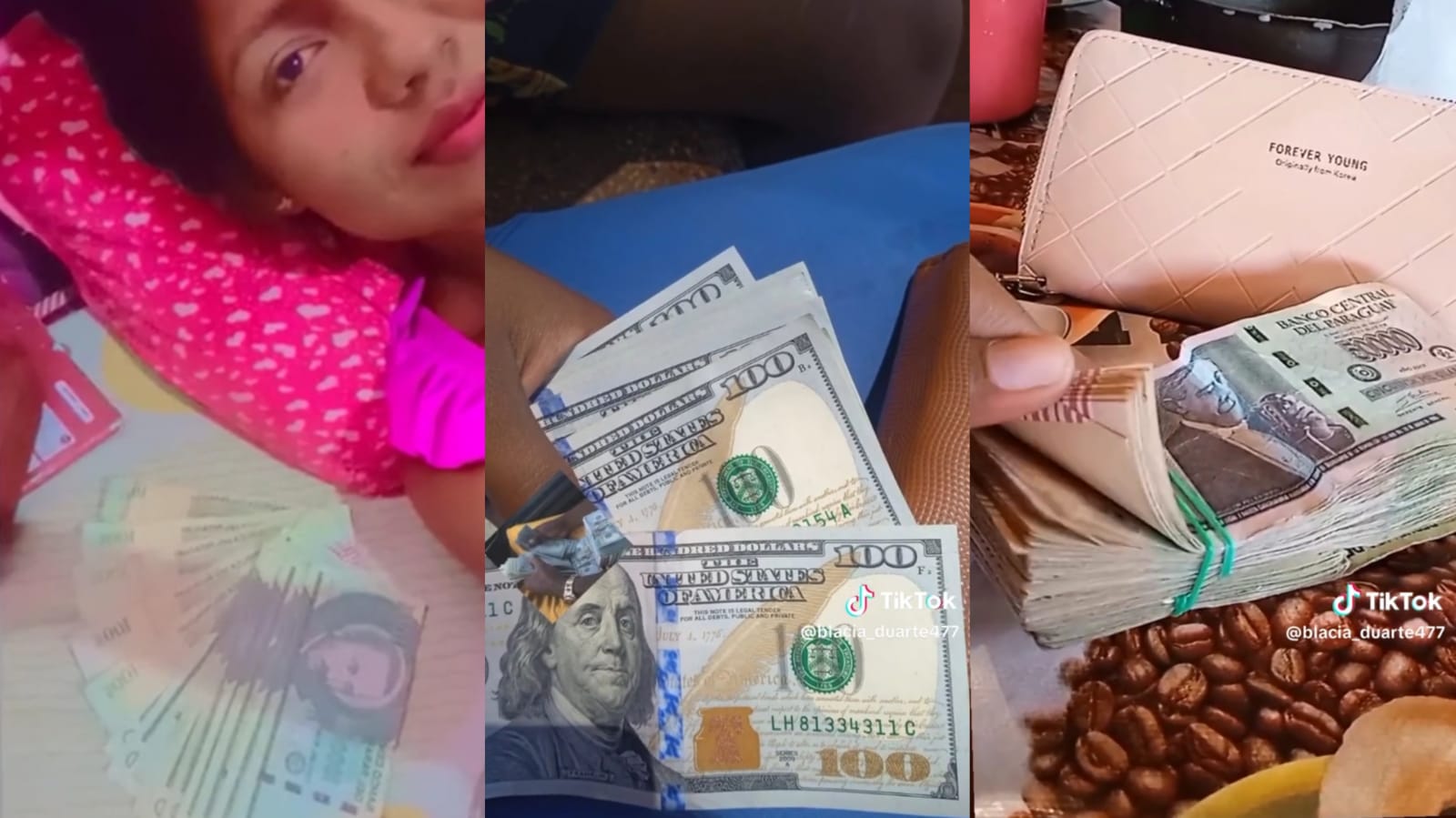 Joven detenida se pasaba ostentando dinero en redes sociales