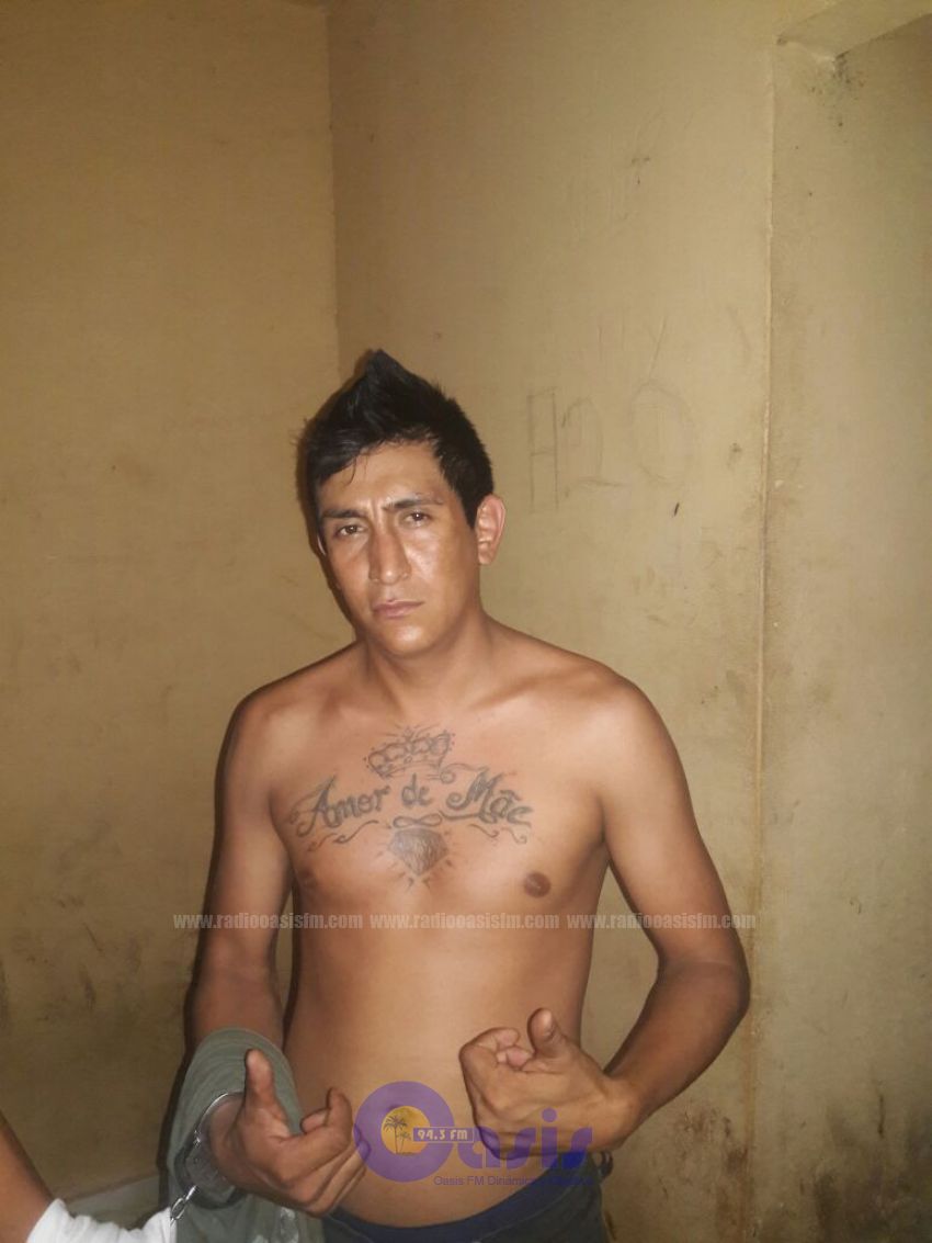 Capturan a " Boli "  un peligroso motochorro que opera Pedro Juan