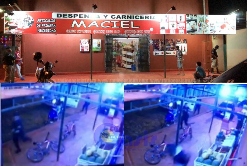 Asaltantes escapan bajo las narices de la Policía en Pedro Juan