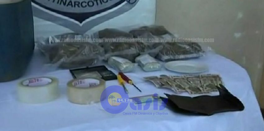 Con ayuda de un perro antidroga, se incautan 2.000 dosis de crack en Luque