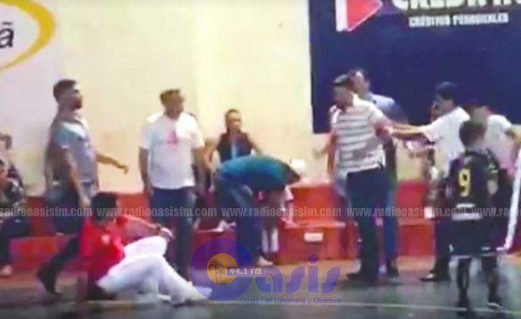Padre de jugador atacó a un árbitro en partido de escuela de fútbol en Pedro Juan