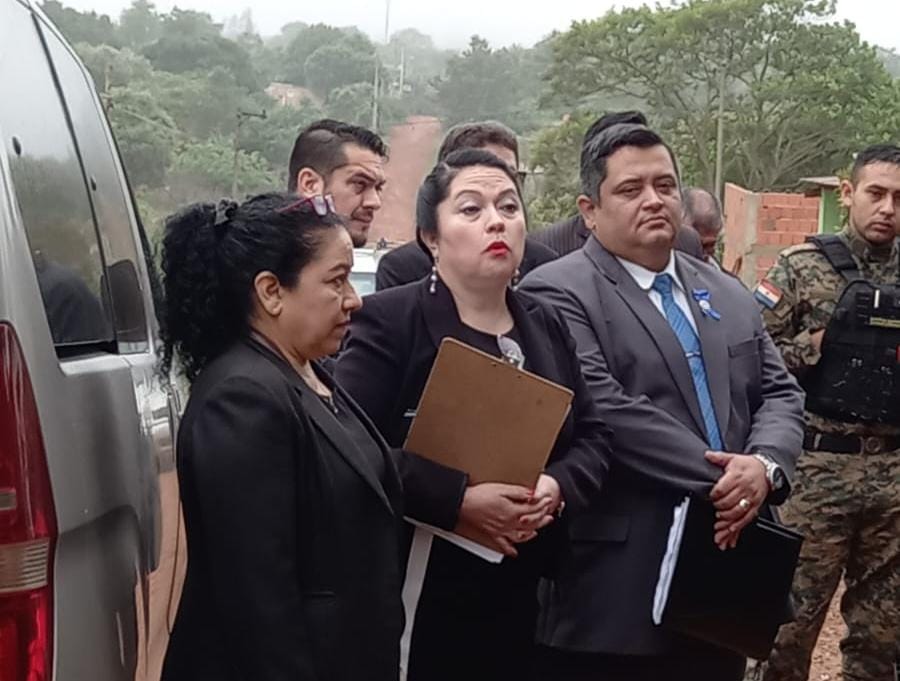 Tribunal de Sentencia se constituyó en Romero Cué en prosecución a juicio oral a 33 procesados