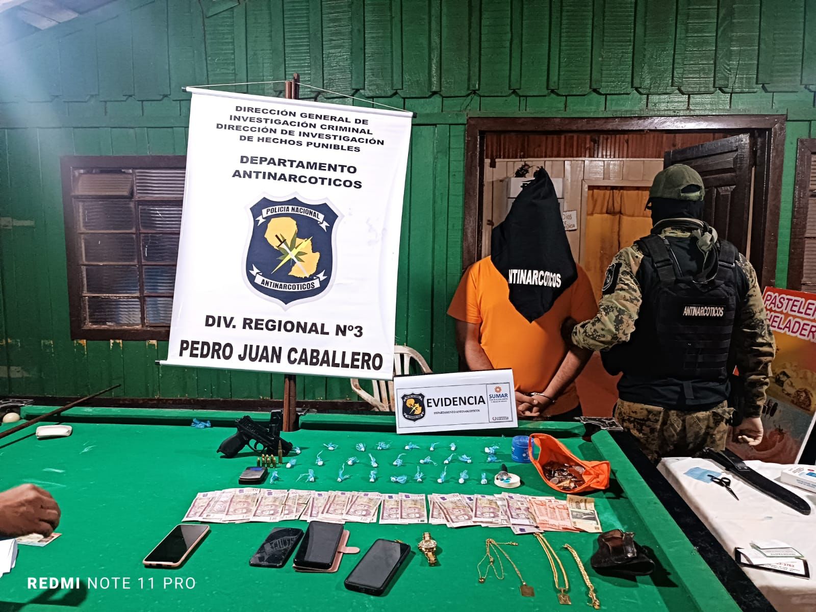 Microtraficante fue aprehendido en su propia vivienda