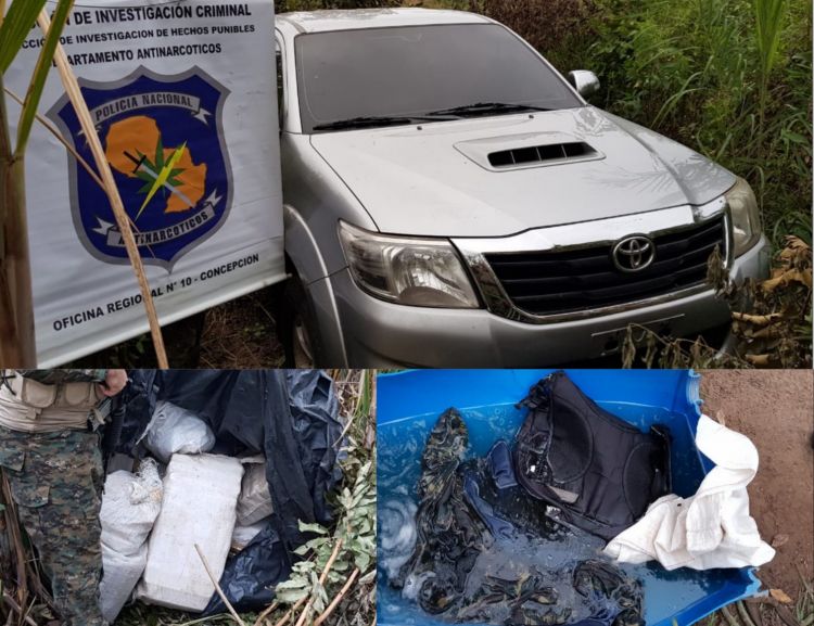 Hallan camioneta utilizada en homicidio en zona de Yby Yaú luego de enfrentamiento