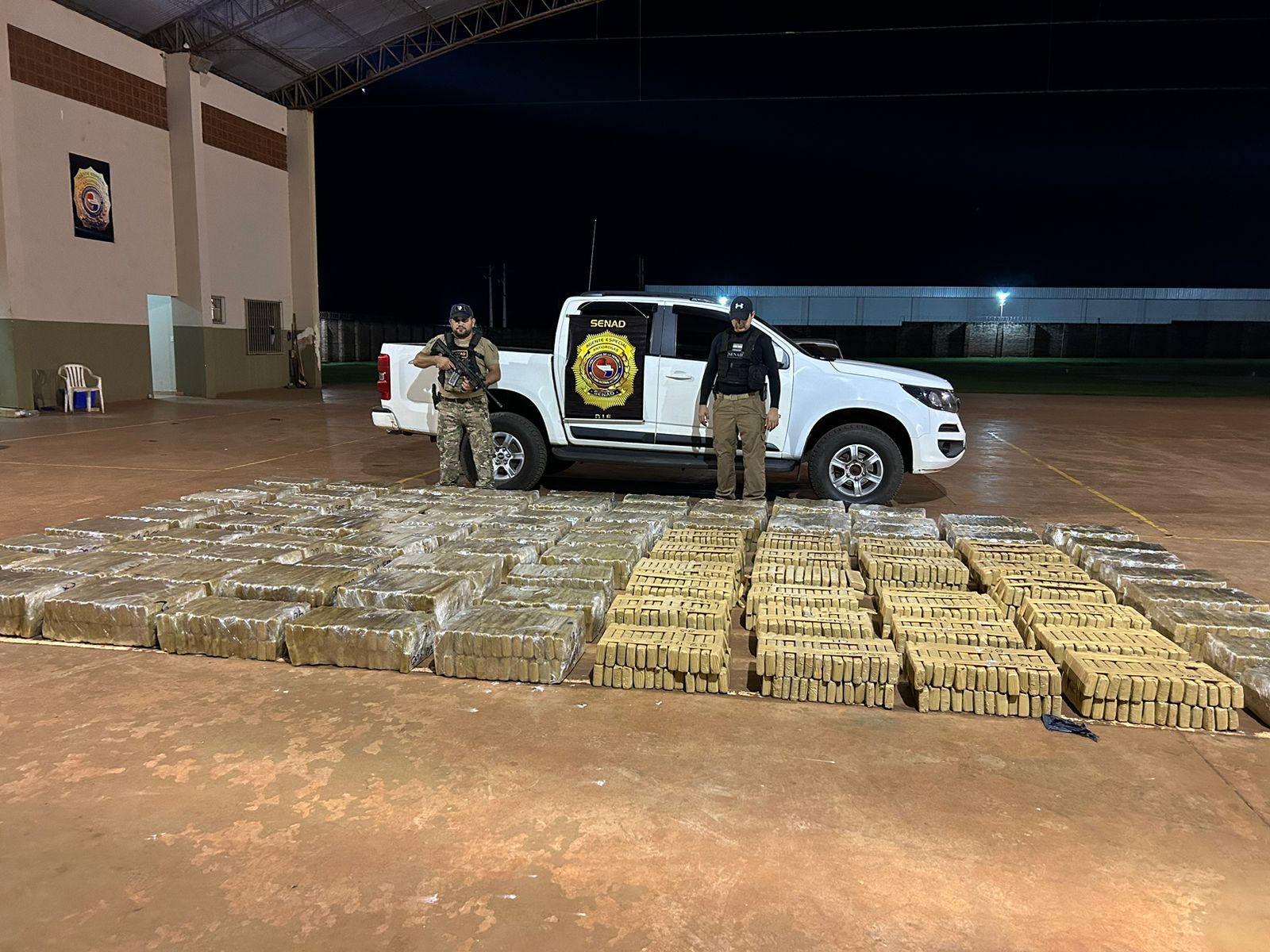 Tras la operación “Frontera Segura VII” Senad incauta más de 4 toneladas de droga