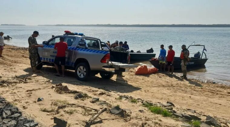 Hallan en el Paraná el cuerpo del joven desaparecido en Ayolas
