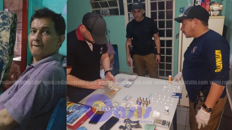 Antinarcticos allan "boca de fumo" en Pedro Juan y detuvo a conocido microtraficante