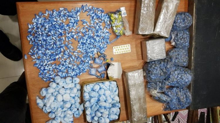 Se incautaron dos kilos de marihuana y mas de 200 moñitos de crack en Tacumbú