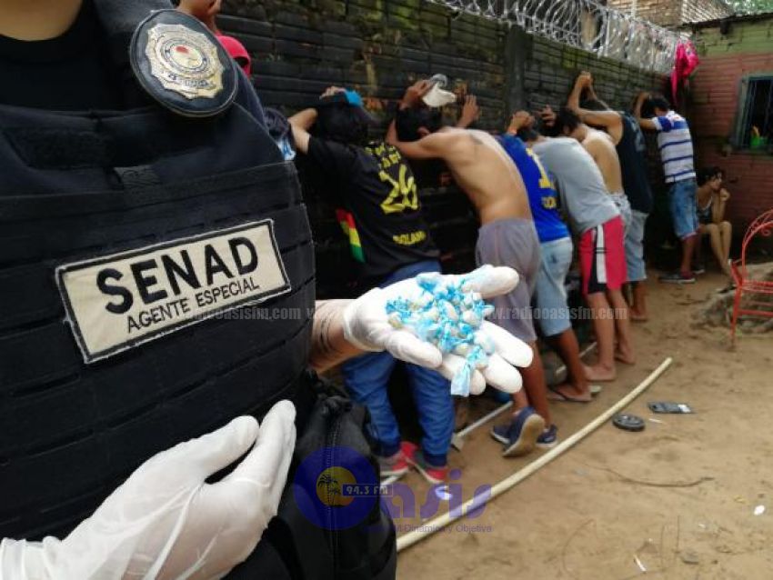 SENAD anula boca de fumo y expendio de drogas en Loma Pytá