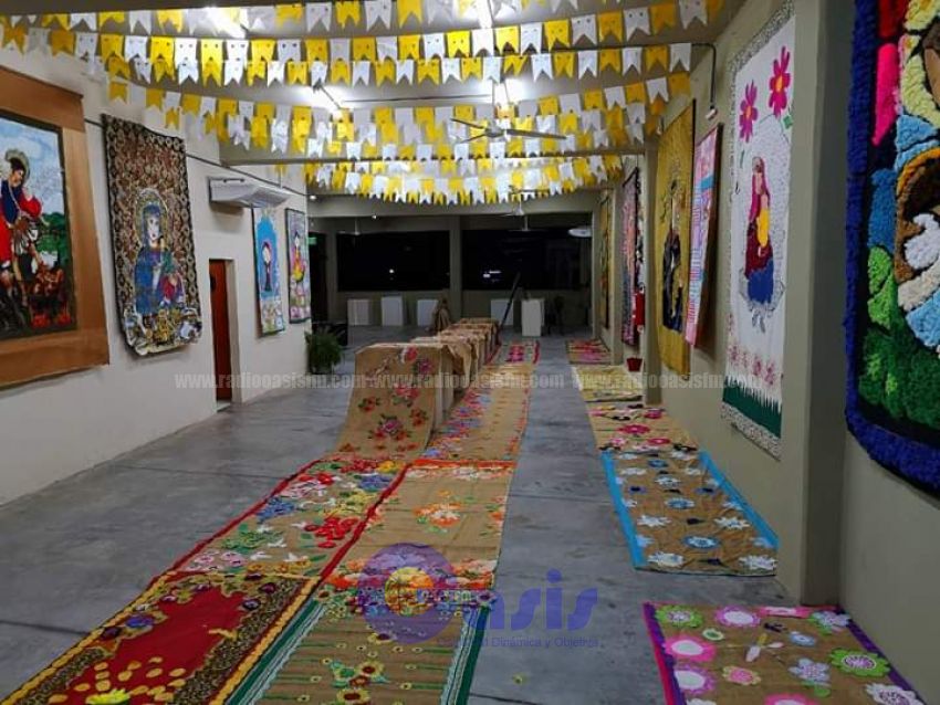 Exponen alfombra de Pedrojuaninos en  Turísta Roga de Asunción