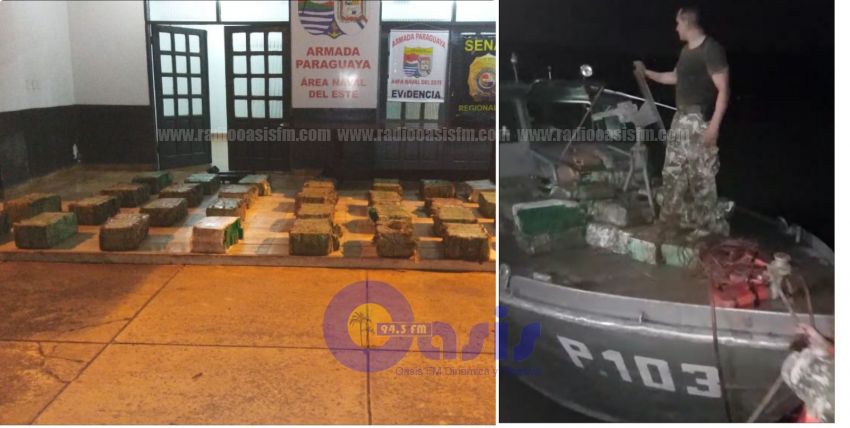 Incautan carga de marihuana en Puerto Clandestino del Alto Paraná