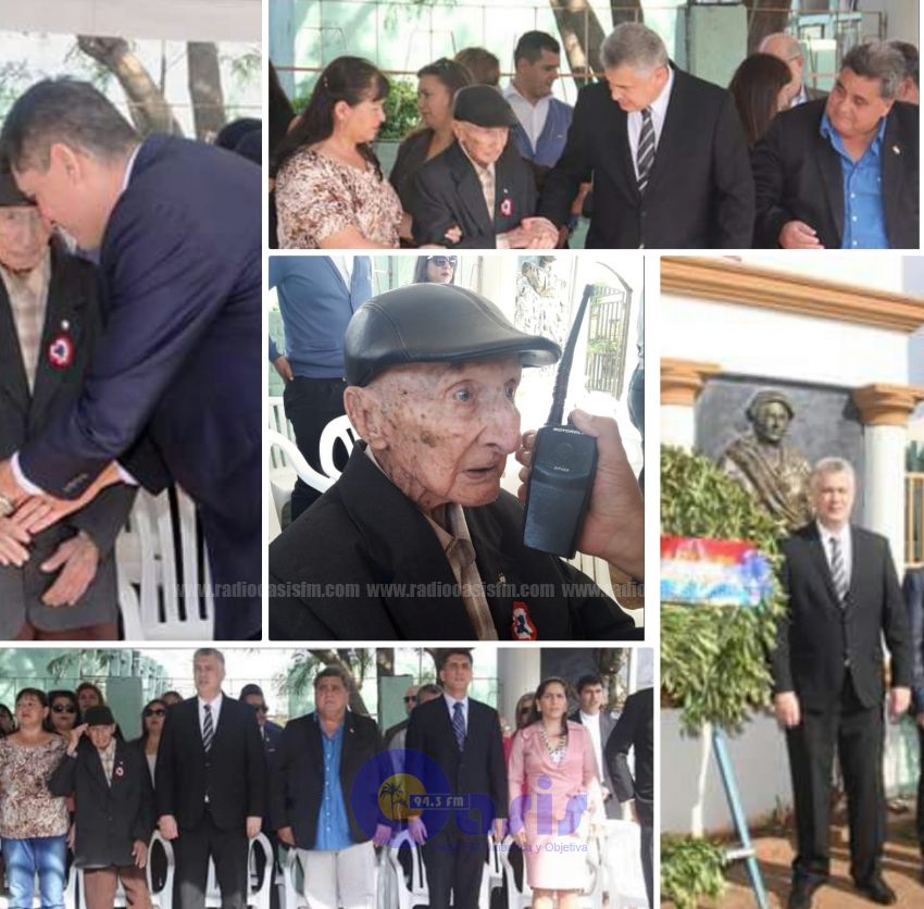 Homenajean a Ex combatientes de la guerra del Chaco en Pedro Juan
