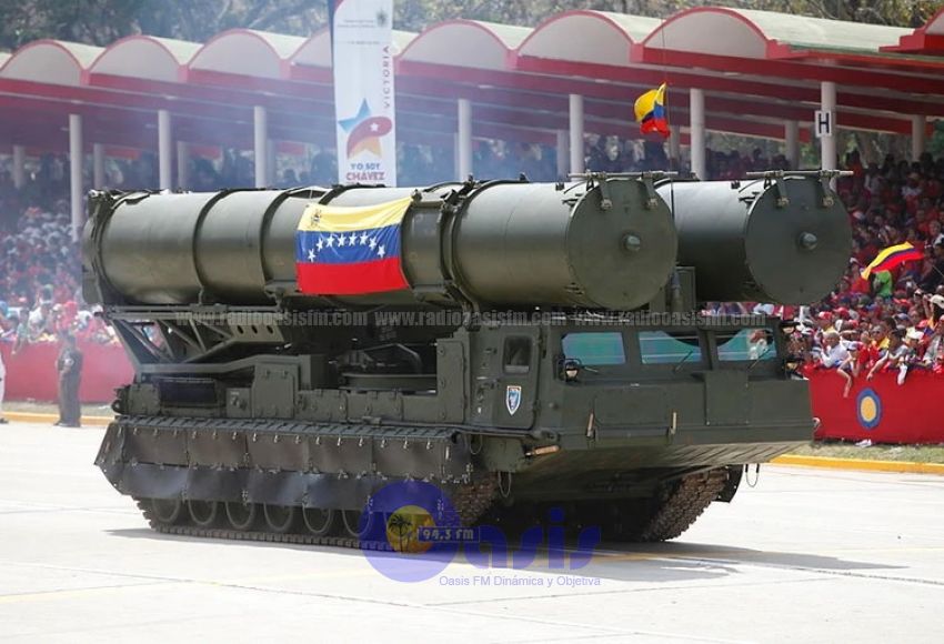 Venezuela desplegó una batería de misiles rusos S-300 en los alrededores de Caracas