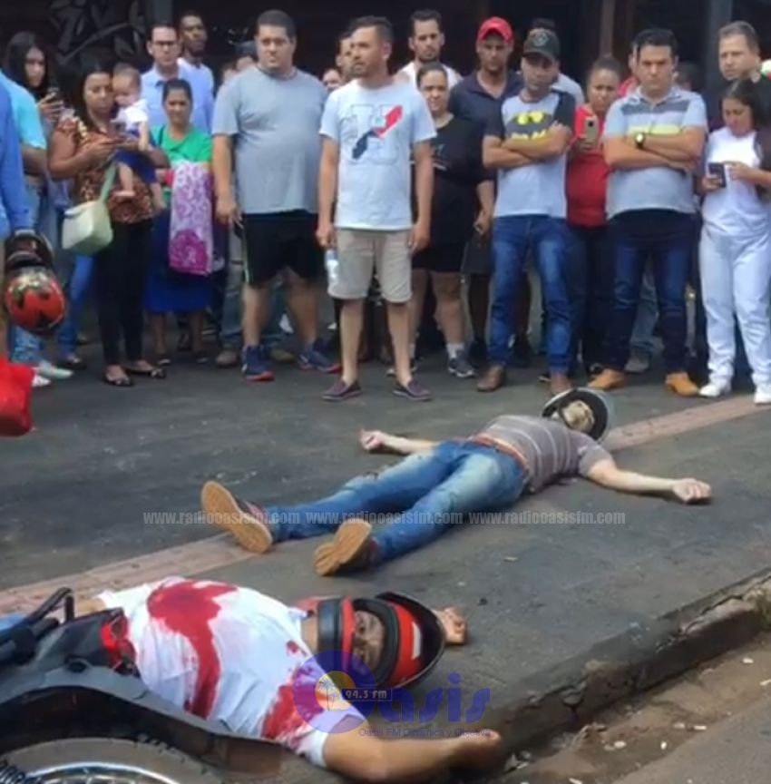 Dos motochorros paraguayos  fueron asesinados a tiros luego de un asalto en Ponta Pora