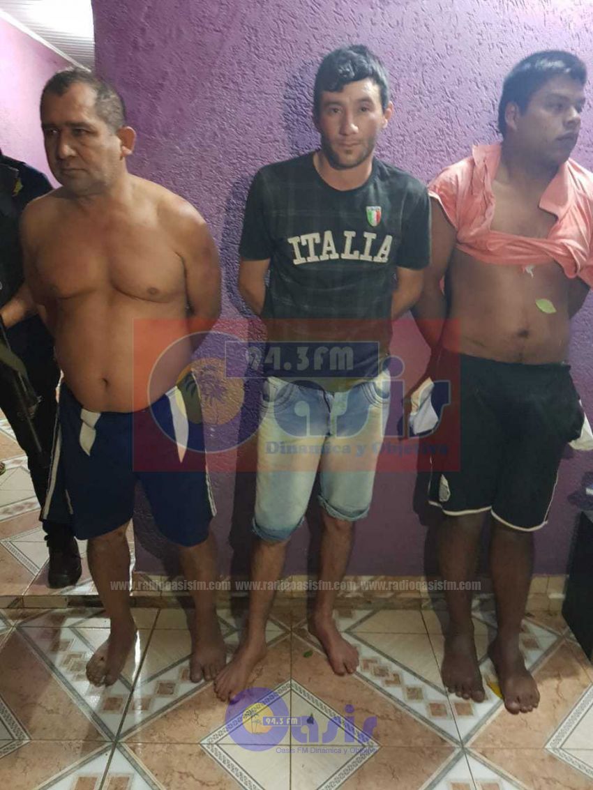 Detiene a tres personas por doble homicidio en Pedro Juan