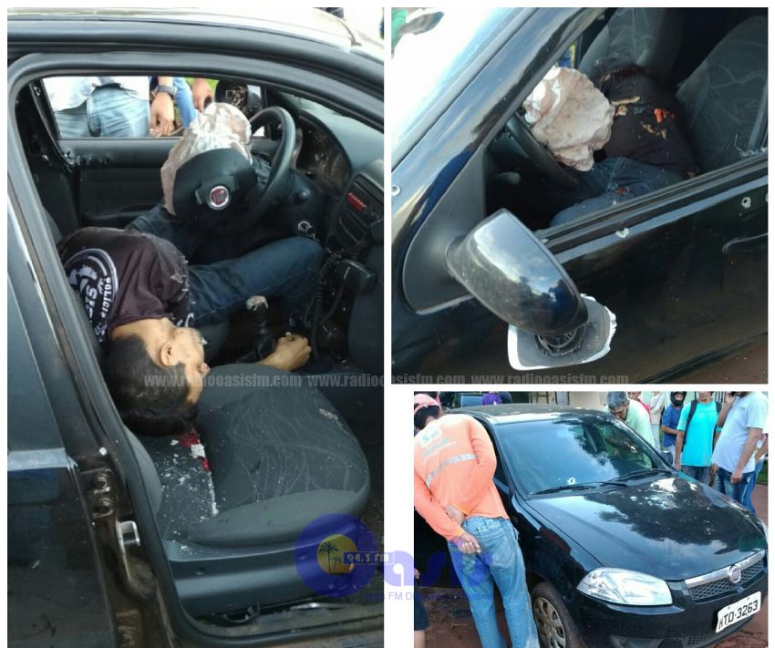 Acribillan a tiros de fusil a Policía Civil en Ponta Pora