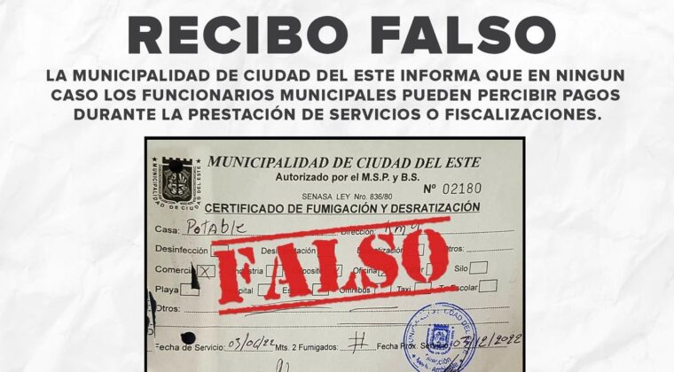 Estafadores al acecho en CDE: alertan sobre falsos fumigadores