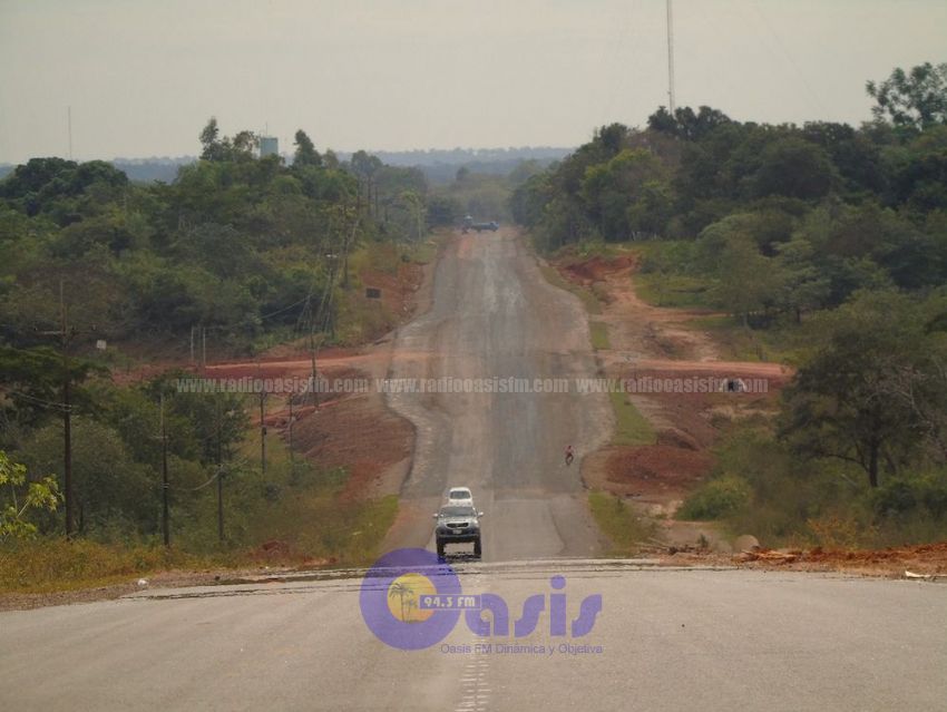 Anuncian culminación de la ruta a Bella Vista para fines de julio