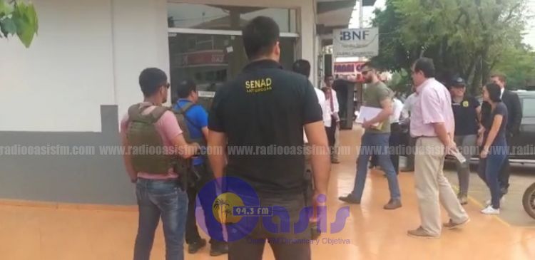 Allanan sucursal del Banco de Fomento de Yby Yaú