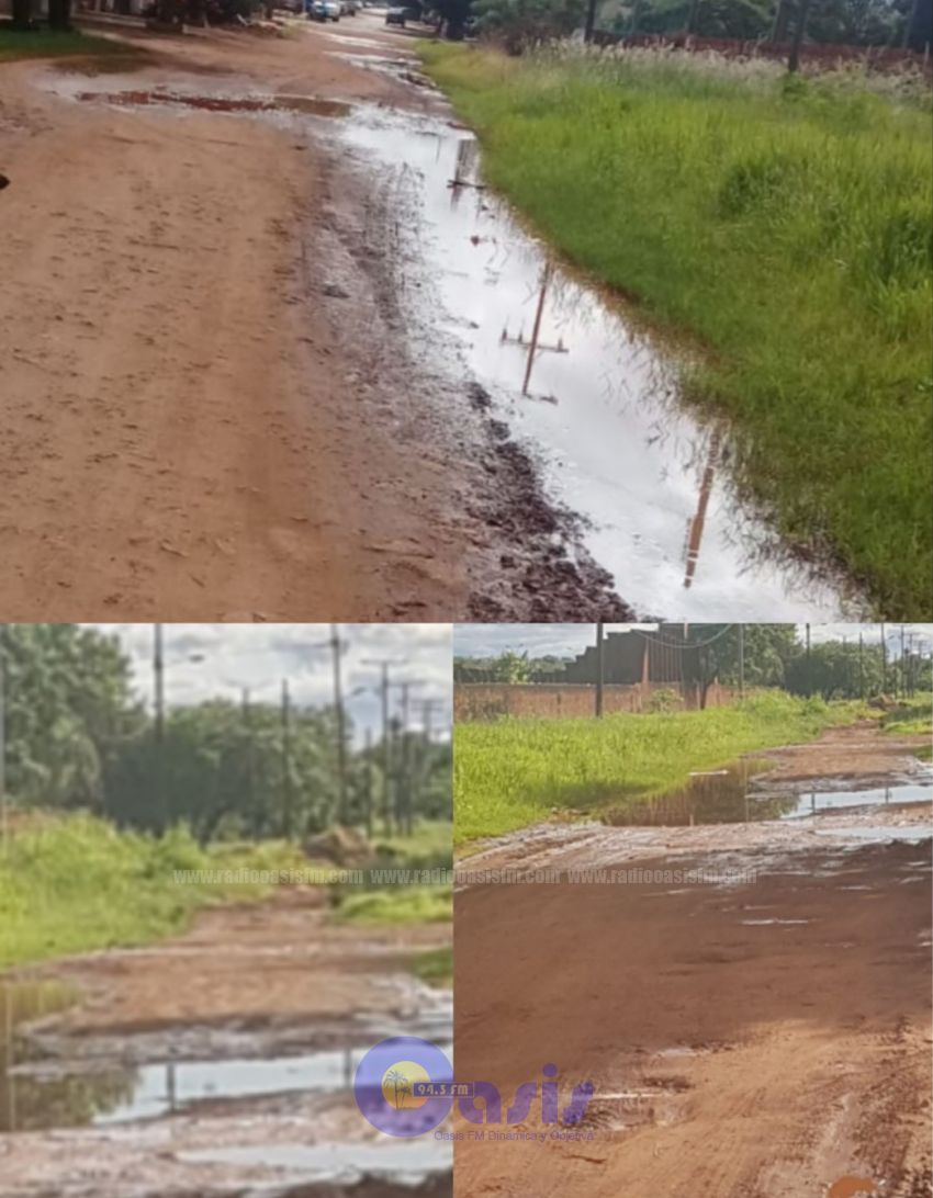 Vecinos reclaman calles en mal estado  en Pedro Juan