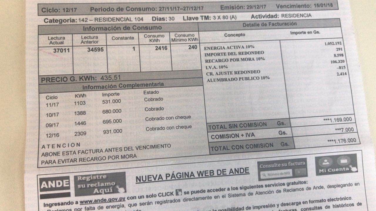 Ante extremo calor, ANDE registra otro récord de consumo
