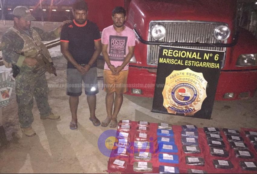 Incautan 50 Kilos de cocaína de proveniente de Bolivia